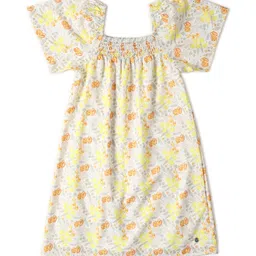 Allen Solly Junior Floral Printed A-Line Dress-image-48