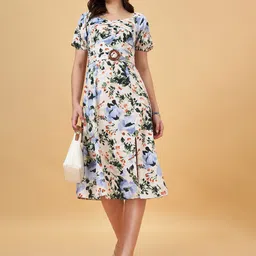 Honey by Pantaloons Floral Print A-Line Dress-picture-36