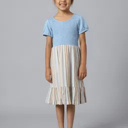 Beverly Hills Polo Club Girls Striped A-Line Dress-image-48