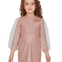 Peppermint Girls Embellished A-Line Dress-image-67