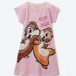 YK Disney Girls Printed A-Line Dress-image-58