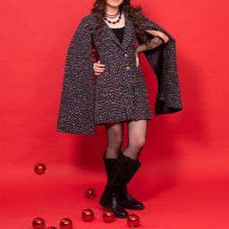 HOITY MOPPET Girls Abstract Printed Slit Sleeves A-Line Dress-image-23