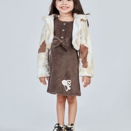 Peppermint Girls Round NeckJumper Dress-image-26