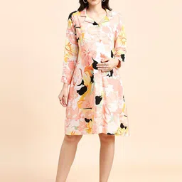 MomToBe Floral Print Maternity A-Line Dress-picture-25