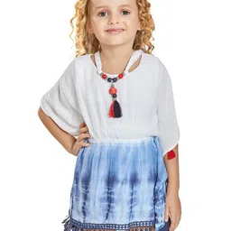 Peppermint Tie And Dyed Crepe A-Line Dress-picture-39