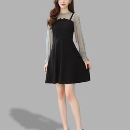 JC Collection Women Black Mini Dress-image-46