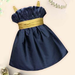 A.T.U.N. Infants Girls Shoulder Straps Tie-Ups Fit & Flare Dress-image-38