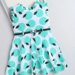 The Magic Wand Girls Fruit Printed Print Fit & Flare Dress-image-37