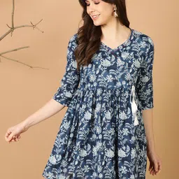 antaran Floral Print Fit & Flare Dress-picture-22