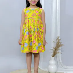 Ka-mee Girls Floral Printed Fit & Flare Dress-image-58