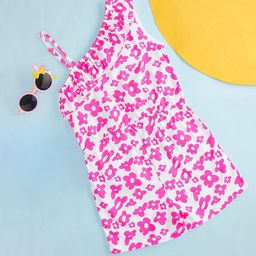 Pantaloons Junior Girls Floral Printed Ruffled Cotton Basic Jumpsuit-image-64