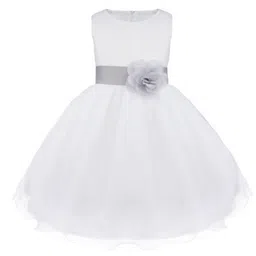 BAESD Satin Fit & Flare Dress-image-75