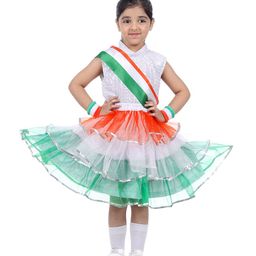 itsmycostume Girls Striped Fit & Flare Dress-picture-46