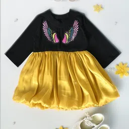 Bella Moda Girls Embellished Patchwork Fit & Flare Dress-image-59