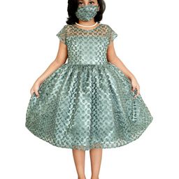 BAESD Embroidered Fit & Flare Dress-image-15