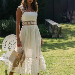 StyleCast Shoulder Straps Sleeveless Fit & Flare Midi Dress-image-23