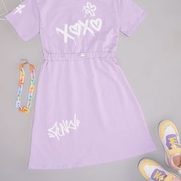 Pantaloons Junior Fit & Flare Dress-image-25