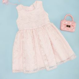 Pantaloons Junior Girls Self Design Fit & Flare Dress-image-88