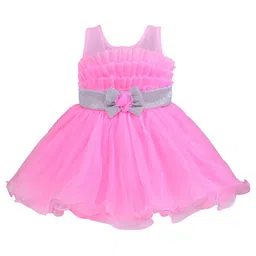 Wish Karo Pink Net Dress-image-41