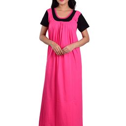DUI KONNA Round Neck Maxi Nightdress-image-19