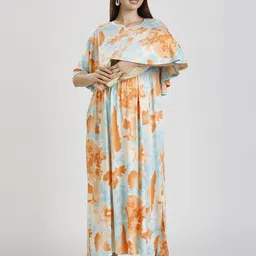 True Shape Printed Maternity Maxi Nightdress-picture-2