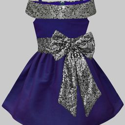 A T U N Purple Embellished Dress-image-21