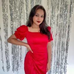 STREET 9 Women Red Solid Satin Dress-image-77