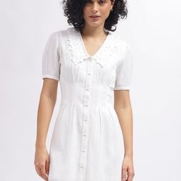 ELLE V-Neck Short Sleeves Dress-image-39