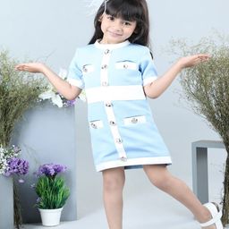 THE LITTLE CELEBS Crepe Shirt Dress-image-92
