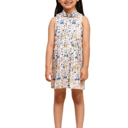 BAESD Print Sleeveless Shirt Dress-picture-43
