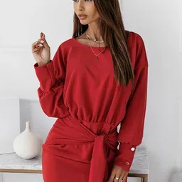 StyleCast Sheath Mini Dress-56