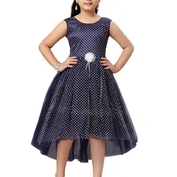 BAESD Polka Dots Printed Corsage Cotton Dress-image-68
