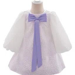 StyleCast Girls Purple Floral A-Line Party Dress-image-8
