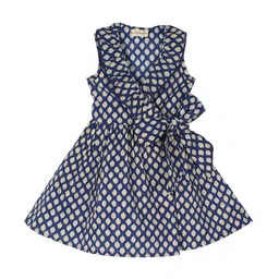 My Little Lambs Navy Blue Maxi Dress-image-56