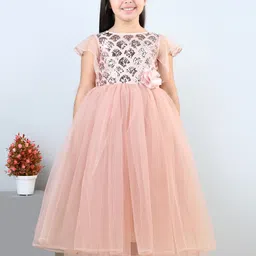 Toy Balloon kids Girls Embellished Net Fit & Flare Maxi Dress-picture-48
