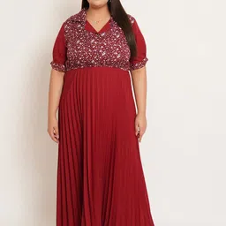 U&F Beyond Crepe Maxi Dress-picture-26
