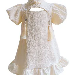 StyleCast x Revolte Girls Flared Sleeve Applique Fit & Flare Midi Dress-image-24