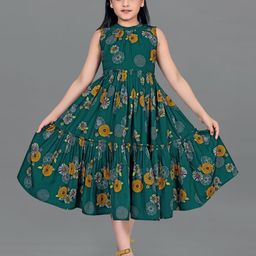 BAESD Floral Print Crepe Fit & Flare Midi Dress-picture-26