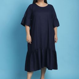 theRebelinme Women Plus Size A-Line Midi Dress-picture-45