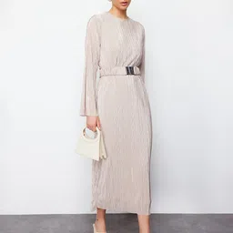 Trendyol Women Striped A-Line Midi Dress-picture-20