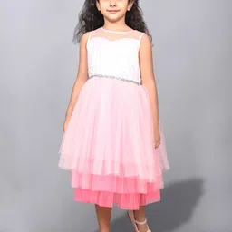 Toy Balloon kids Girls Embellished Fit & Flare Midi Dress-picture-44