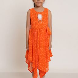 creative kids Creative Girls Floral Print Fit & Flare Midi Dress-picture-31