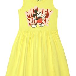 Disney by Wear Your Mind Yellow & Red Pure Cotton Dress-image-19