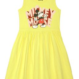 Disney by Wear Your Mind Yellow & Red Pure Cotton Dress-image-18