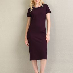 U.S. Polo Assn. Women Round Neck Sheath Dress-picture-38