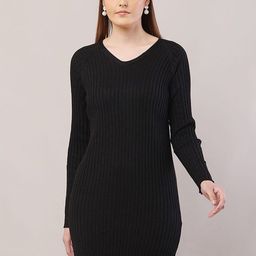 NoBarr V-Neck Mini Jumper Dress-image-23