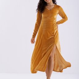 AASK Velvet Maxi Midi Dress-image-99