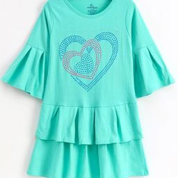 KiddoPanti Girls Embellished A-Line Dress-picture-49
