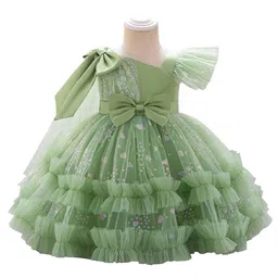 StyleCast x Revolte Girls Applique Flutter Sleeves Gown Dress-image-57
