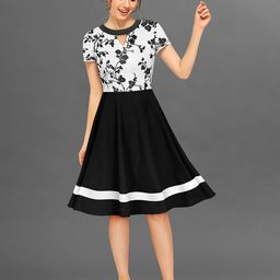 LONDON BELLY Floral Printed Fit & Flare Dress-picture-15
